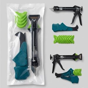 Source Unknown Green and Black Kitchen Tool Set